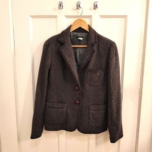 J. Crew Charcoal Grey Wool Blazer Size 8/10